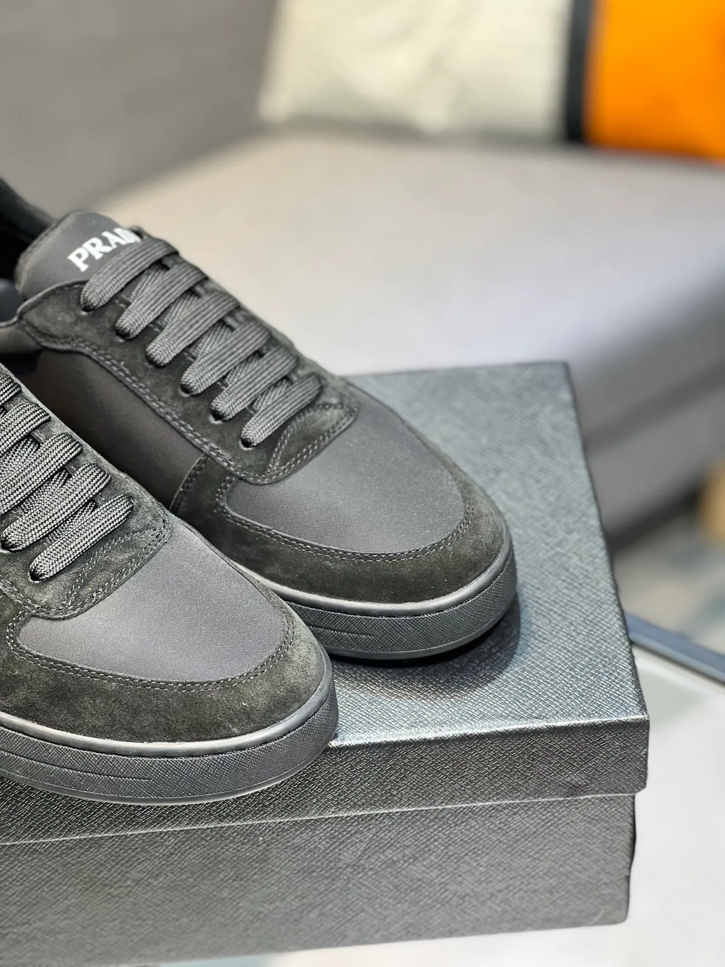 Men's men's shoes 💰440 [PRADA—Prada] latest model 🙈original replica! 👟👟👟Available here. The workmanship is top-notch. The upper is made of Italian 🇮🇹Imported calfskin. ❗️Breathable genuine leather lining @Suitable for travel. The original version has an enlarged engraved sole, making it suitable for all kinds of travels, showing low-key luxury. Let quality speak for itself. Color: Size: 38-44